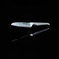Furi Stone Knife Block Set Black and White Terrazzo 6 Piece