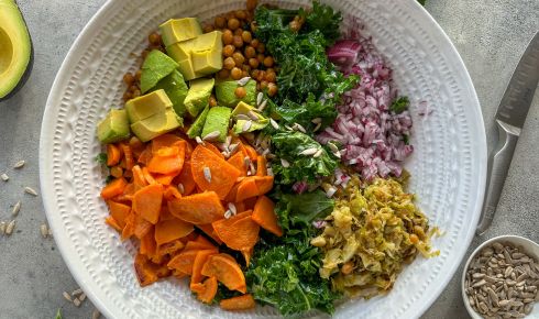 Roasted Sweet Potato Salad