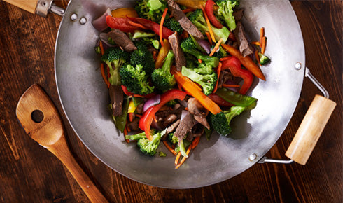 SACHIE’S STIR FRY BEEF & VEGGIES WITH OYSTER SAUCE