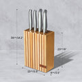Wood Knife Block Set 5 Piece