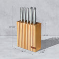 Wood Knife Block Set 7 Piece