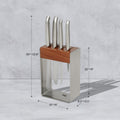 Stainless Steel Knife Block Set 5 Piece