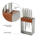 Stainless Steel Knife Block Set 7 Piece