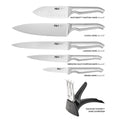 Furi Pro Stainless Steel Knife Block Set 7 Piece