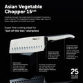 Asian Vegetable Chopper 15cm