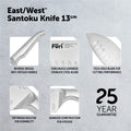 East/West™ Santoku Knife 13cm