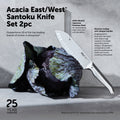 East/West™ Santoku Set 2 Piece