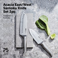 East/West™ Santoku Set 2 Piece