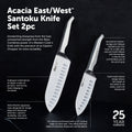 East/West™ Santoku Set 2 Piece