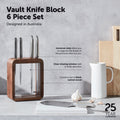 Vault Knife Block Set 6 Piece