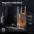 Magnetic Hexagonal Knife Block