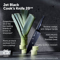 Jet Black Cook's Knife 20cm