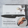 Jet Black Cook's Knife 20cm