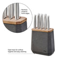 Stone Knife Block Set Flint Terazzo 6 Piece