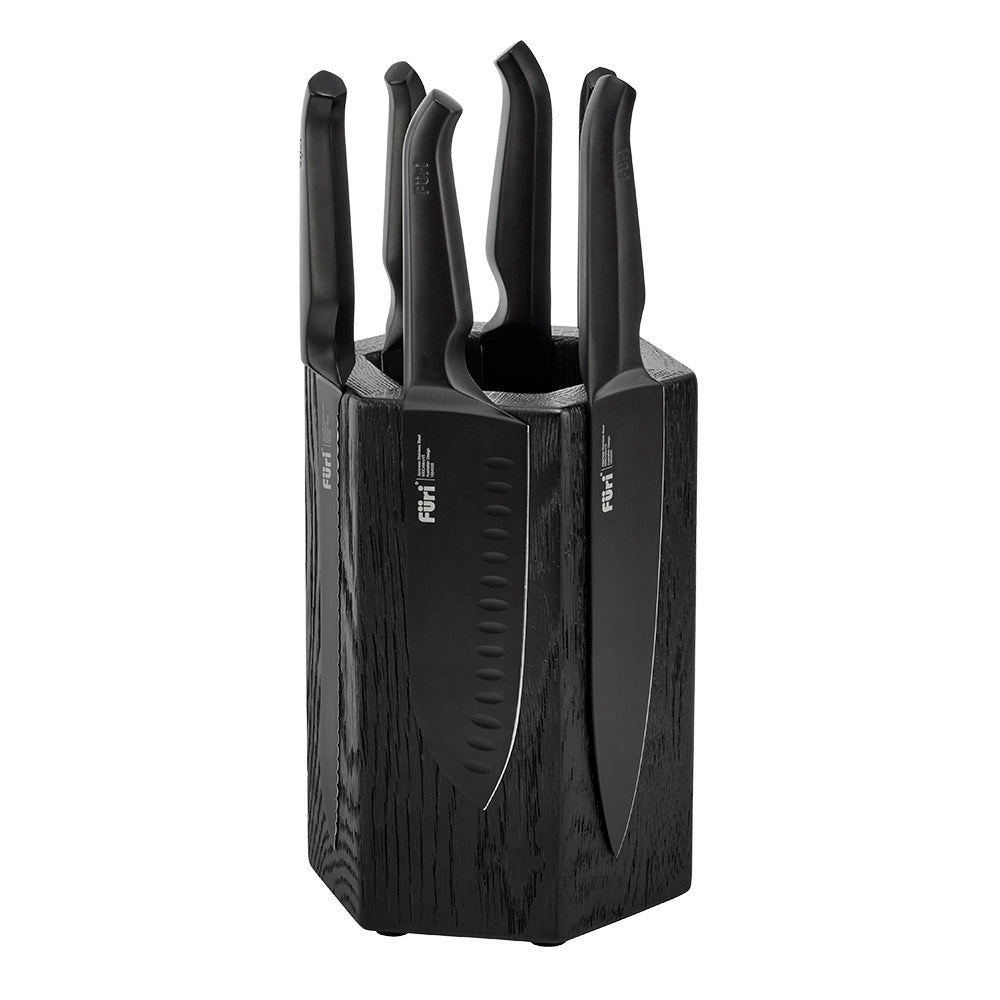 Jet Black Magnetic Hexagonal Block Set 7 Piece – Furi