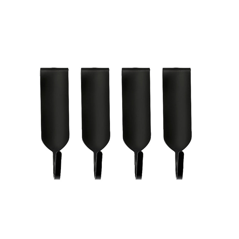 Pro Magnetic Wall Rack Hooks 4pc - Black