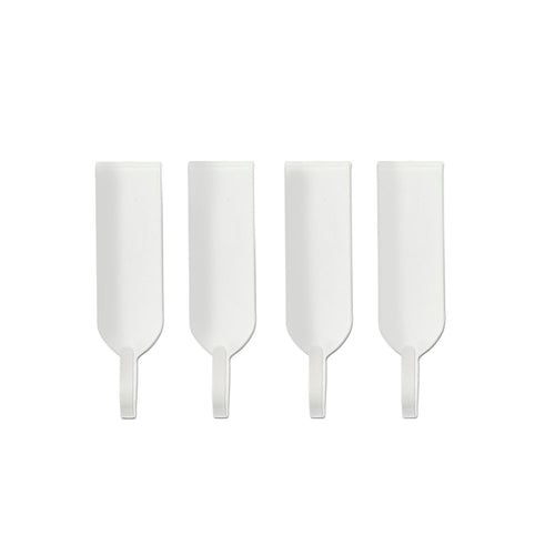 Pro Magnetic Wall Rack Hooks 4pc - White