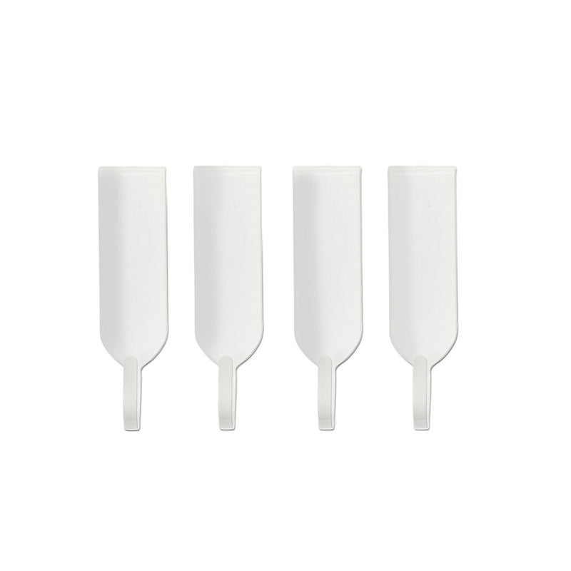 Pro Magnetic Wall Rack Hooks 4pc - White