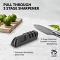 Pull Through 3 Stage Sharpener