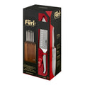 Open Slat Acacia Wood Knife Block Set 5 Piece