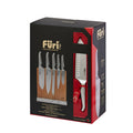 Magnetic Marble Knife Block Set 6 Piece White