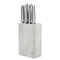 Duality Knife Block Set 5 Piece Whitewashed
