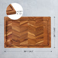 Chevron Cutting Board (Medium)