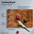 Chevron Cutting Board (Large)