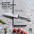 Serrated Multi-Purpose Knife 15cm