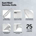 East/West™ Santoku Knife 17cm