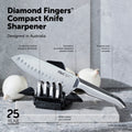 Diamond Fingers™ Compact Knife Sharpener