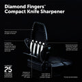 Diamond Fingers™ Compact Knife Sharpener