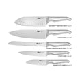 Magnetic Marble Knife Block Set 6 Piece Green