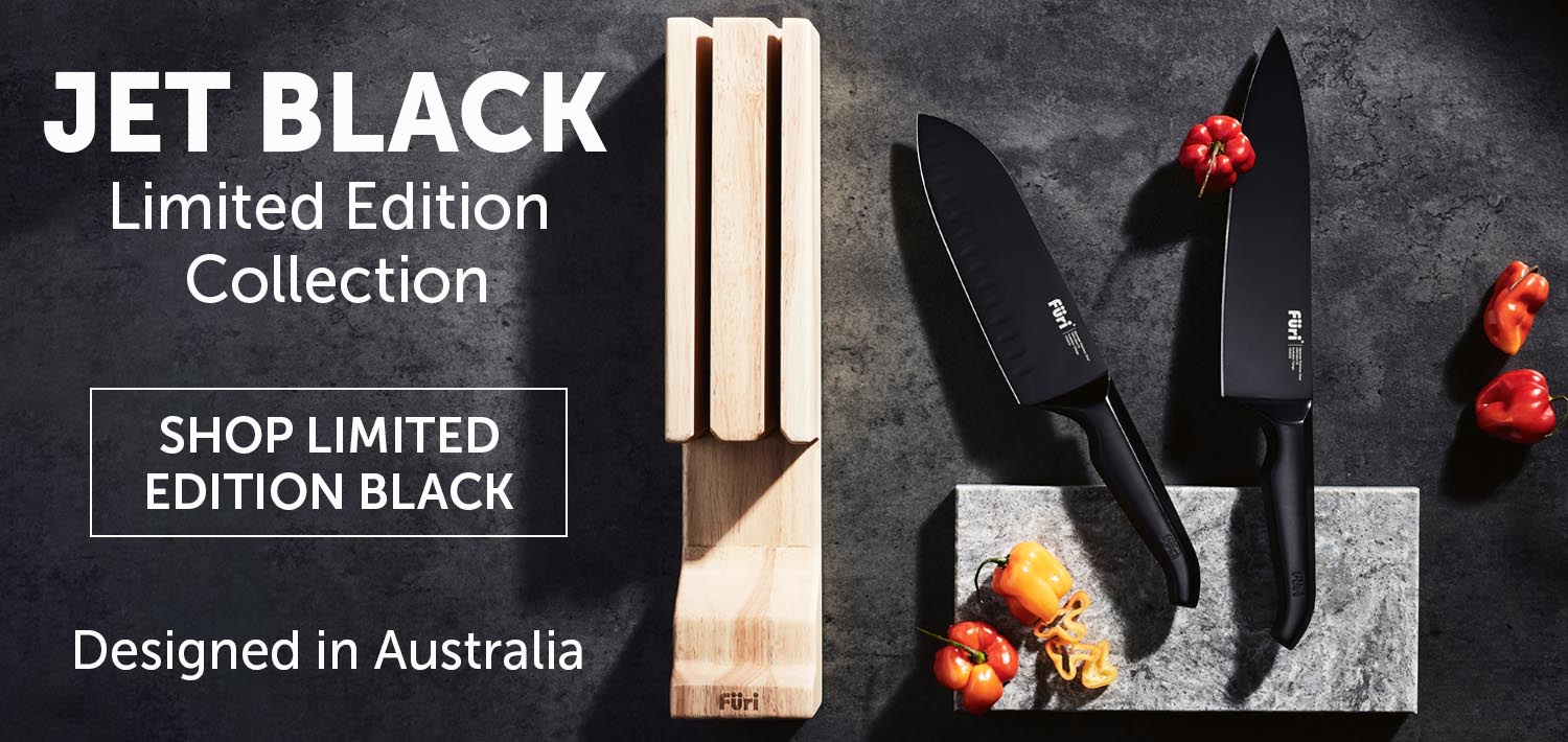 Jet Black, 7-Piece Knife Block Set
